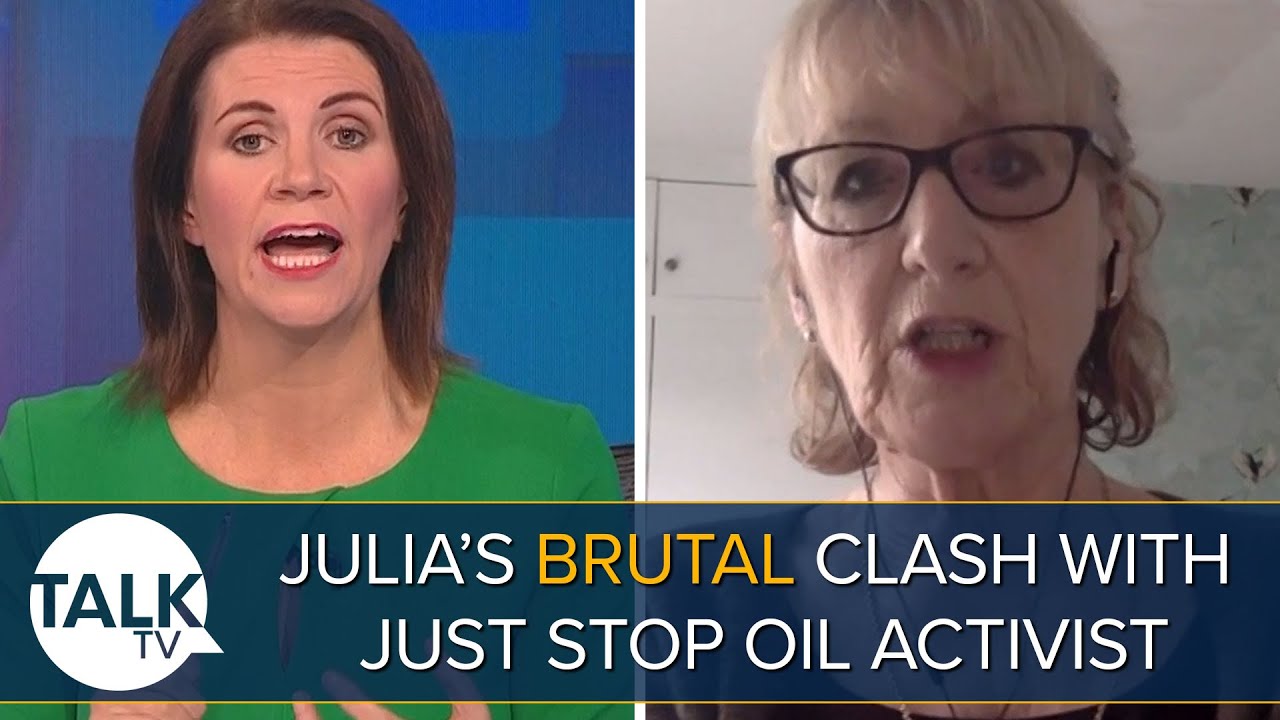 “I’d Be Ashamed If I Was Talking That CRAP” Julia Hartley-Brewer’s Clash With Just Stop Oil Activist