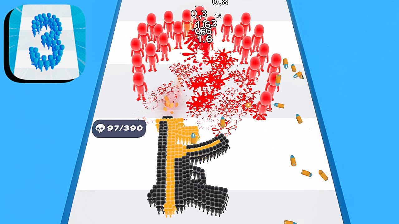 Crowd Number 3D ​- All Levels Gameplay Android,ios (Part 49)