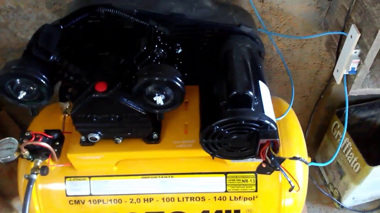 Como instalar compressor sem usar a chave eletromagnetica