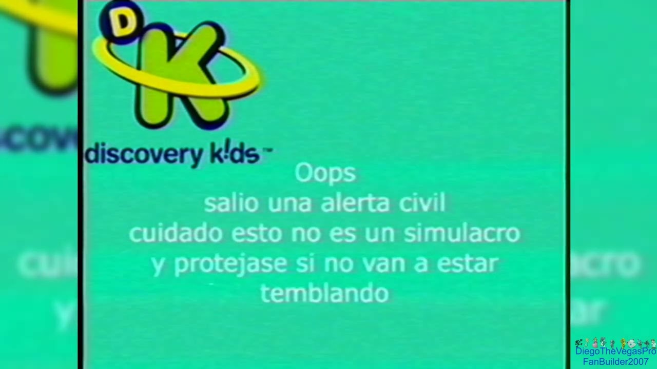 [FALSO] Se emite extraña alerta en Discovery Kids (Latinoamerica, 2015)