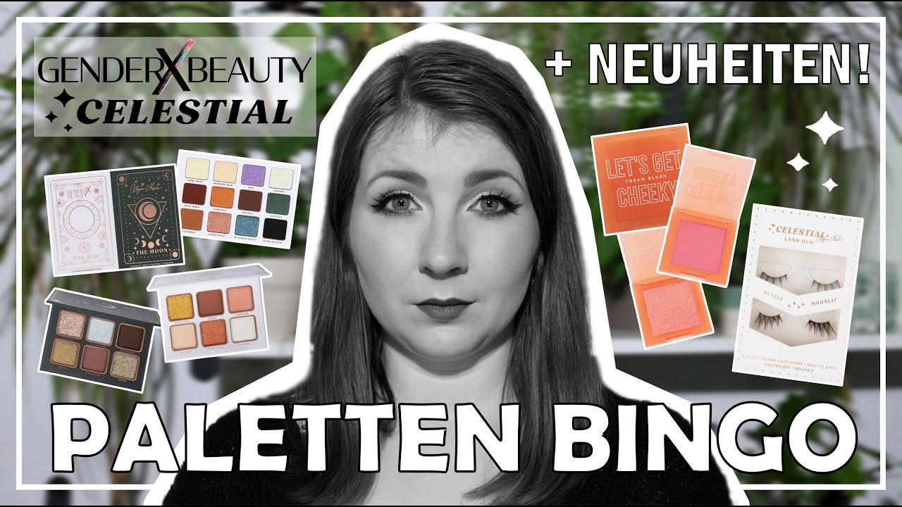PALETTEN BINGO 🎮 Gender X Beauty - Celestial, Solstice & Eclipse + Neuheiten! | Drogerie Makeup