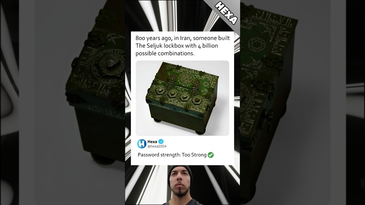 Lock-box with 4 BILLION combinations👀😱#memes #history #old
