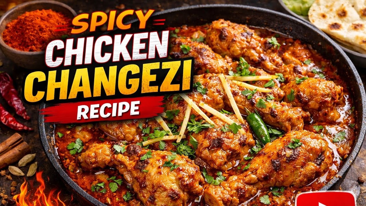 घर पर बनाइए ढाबा स्टाइल Chicken Changezi | Easy Chicken Recipe