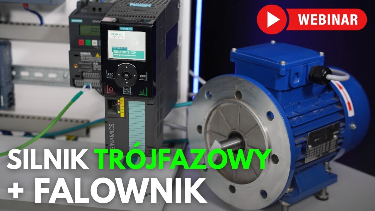 Silnik trójfazowy + falownik – jak sterować z PLC w TIA Portal