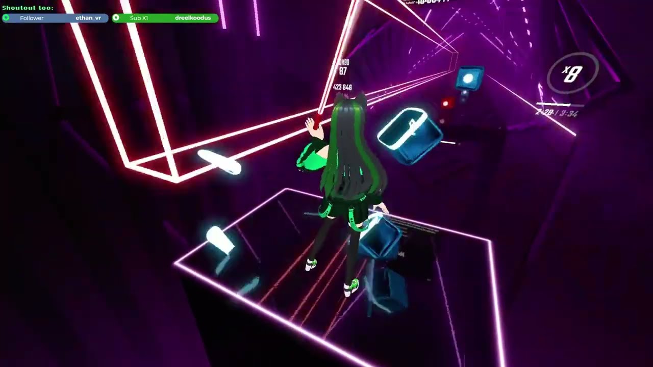 Beat Saber clip: YOASOBI - Idol (cover)