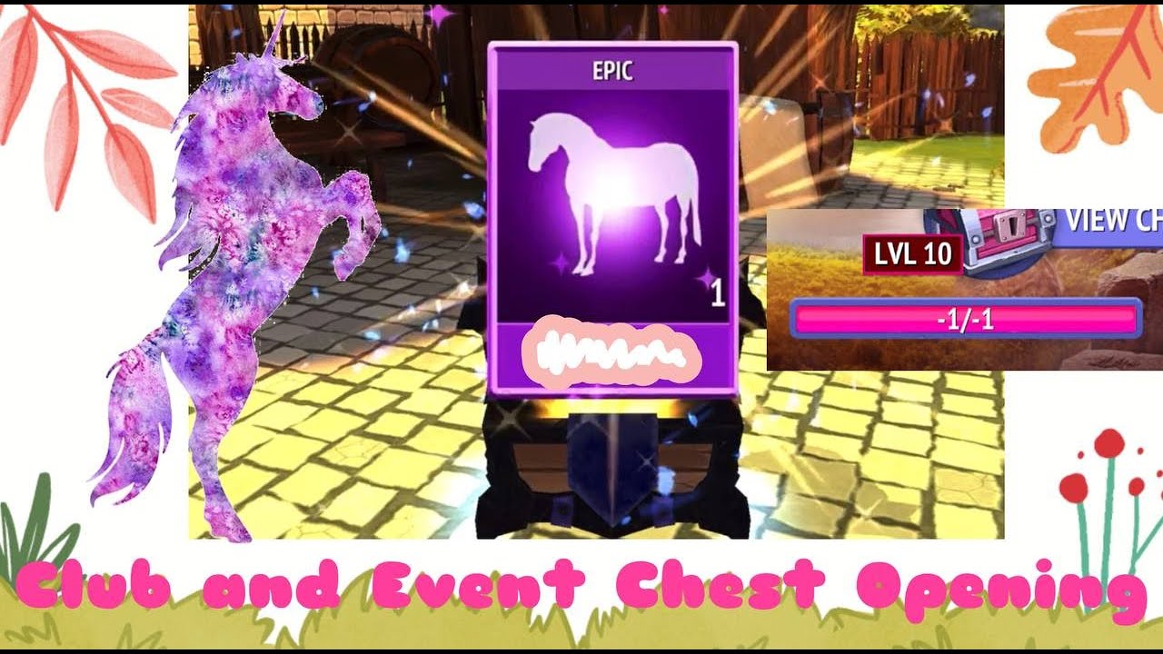 Horse Riding Tales Club & Event Chest ~ I got a HORSE…🐴