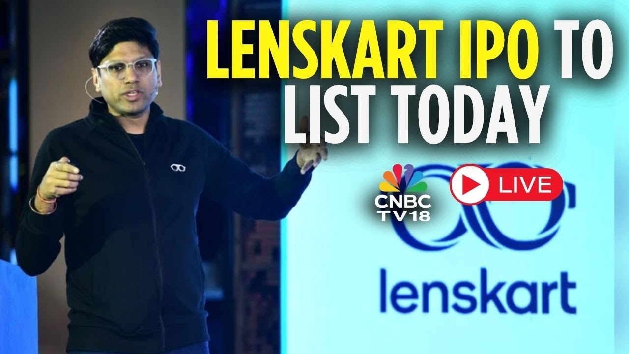 Lenskart IPO Listing LIVE | Lenskart's ₹7,278 Crore IPO Lists On Dalal Street | Peyush Bansal | N18L