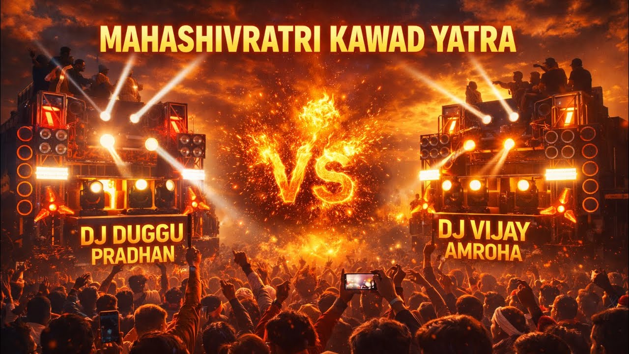 DJ DUGGU PRADHAN AMOHA VS DJ VIJAY AMROHA || महाशिवरात्रि कावड़ यात्रा 2026 FULL COMPETITION 