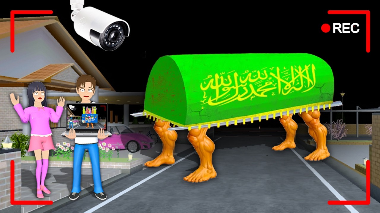 Yuta Mio Panik CCTV Merekam ANOMALI KERANDA di Depan Rumah 😱 | Sakura School Simulator