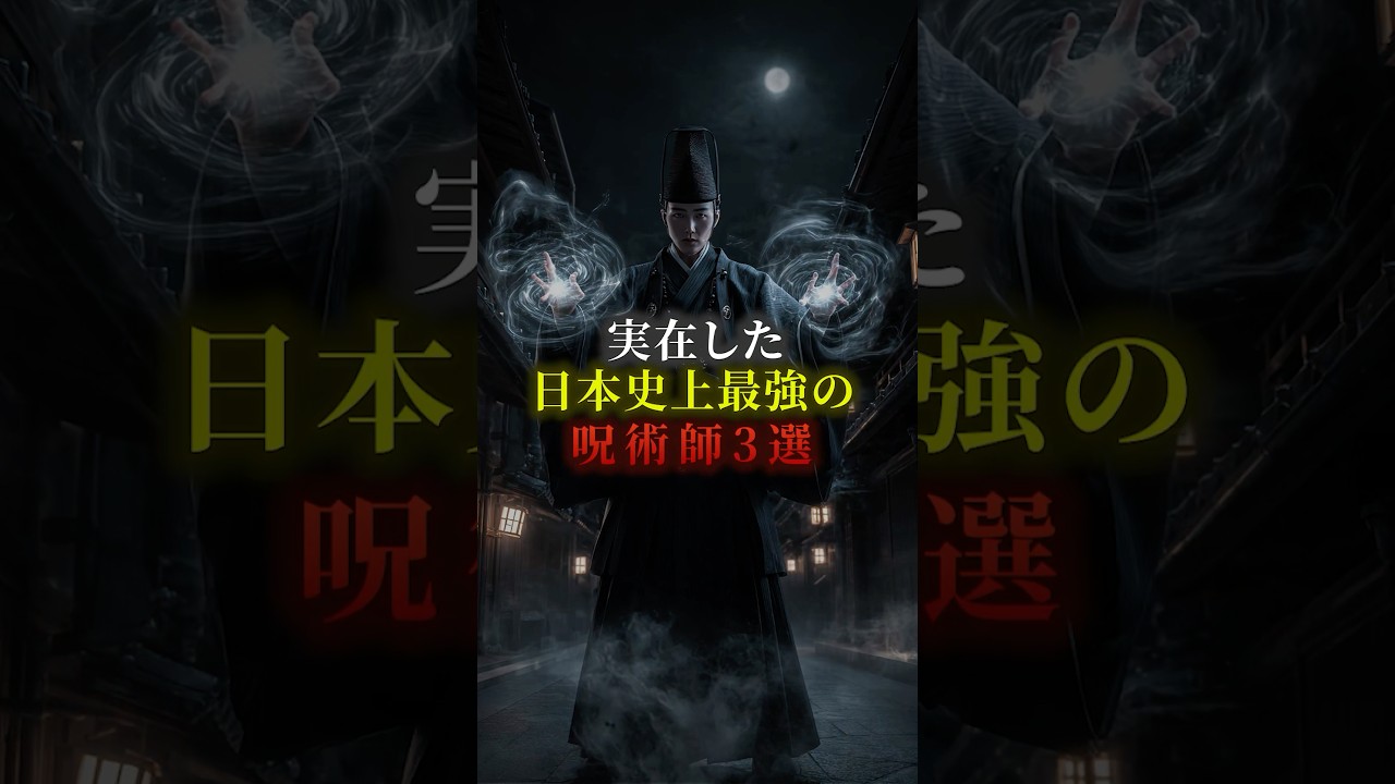 実在した日本史上最強の呪術師3選　#歴史 #都市伝説