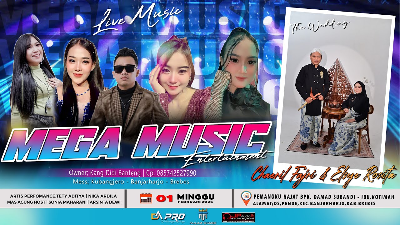 🔴LIVE MEGA MUSIC \\ EDISI MALAM \\ MINGGU 01 FEBRUARI 2026 \\ PENDE - BANJARHARJO - BREBES