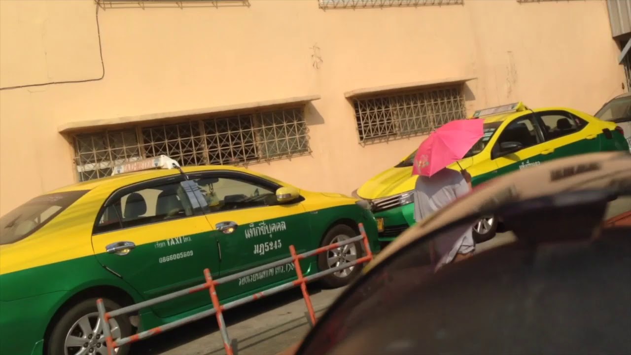 Short Motorbike taxi ride to Rama9 MRT Station Central Asoke Bangkok