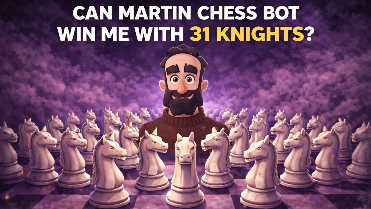 Can Martin chess bot win me with 31 knights