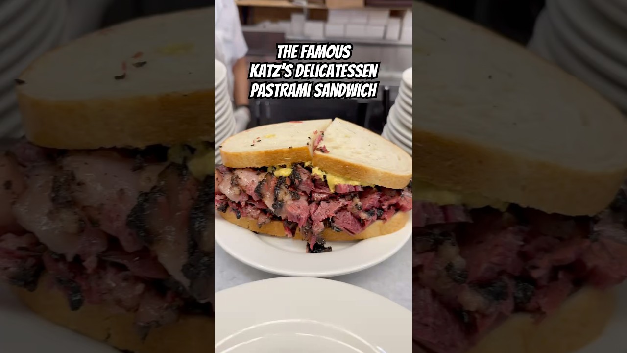 The Famous Katz&rsquo;s Delicatessen Pastrami Sandwich! 😋