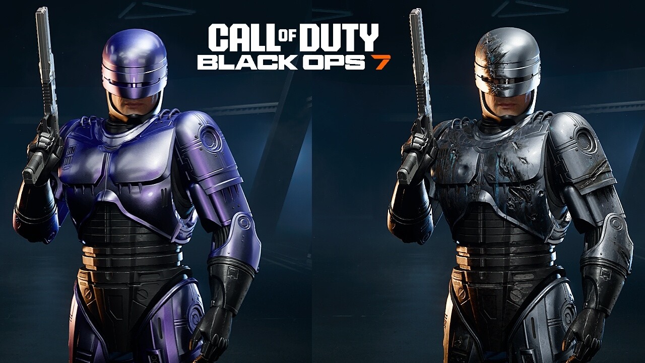Jak odblokować nowe, zniszczone i nieskazitelne sk&oacute;rki operatora RoboCop w Black Ops 7 i Warzone