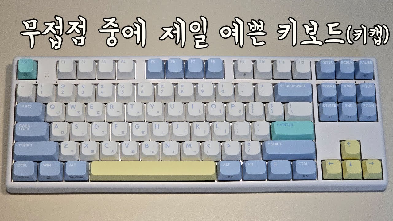 예쁘다.. 신형8k 무접점키보드 gk893 pro 동그리 | 사무실키보드를찾아서, 사장빨EP1