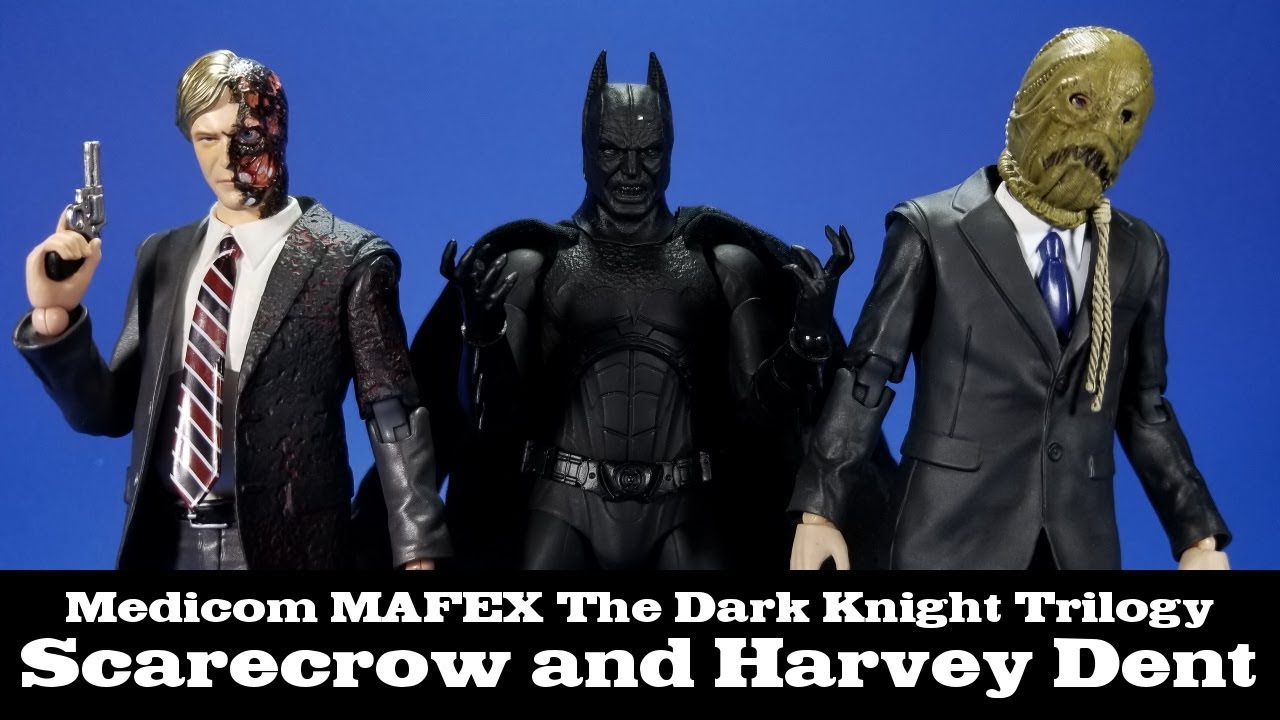 MAFEX Scarecrow and Harvey Dent The Dark Knight Trilogy Medicom Review