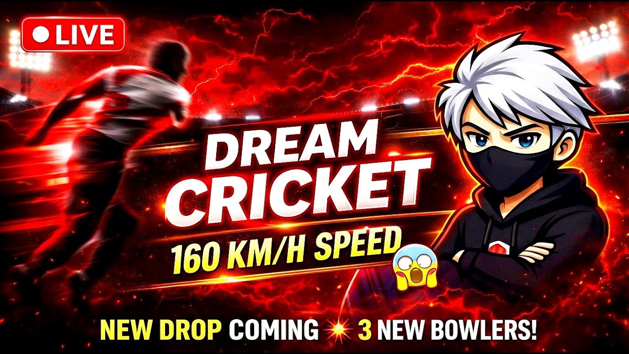 DREAM CRICKET LIVE 🔴 | 160 KM/H SPEED 😱 | NEW DROP 💥 3 NEW BOWLERS!#live #dreamcricket #shorts