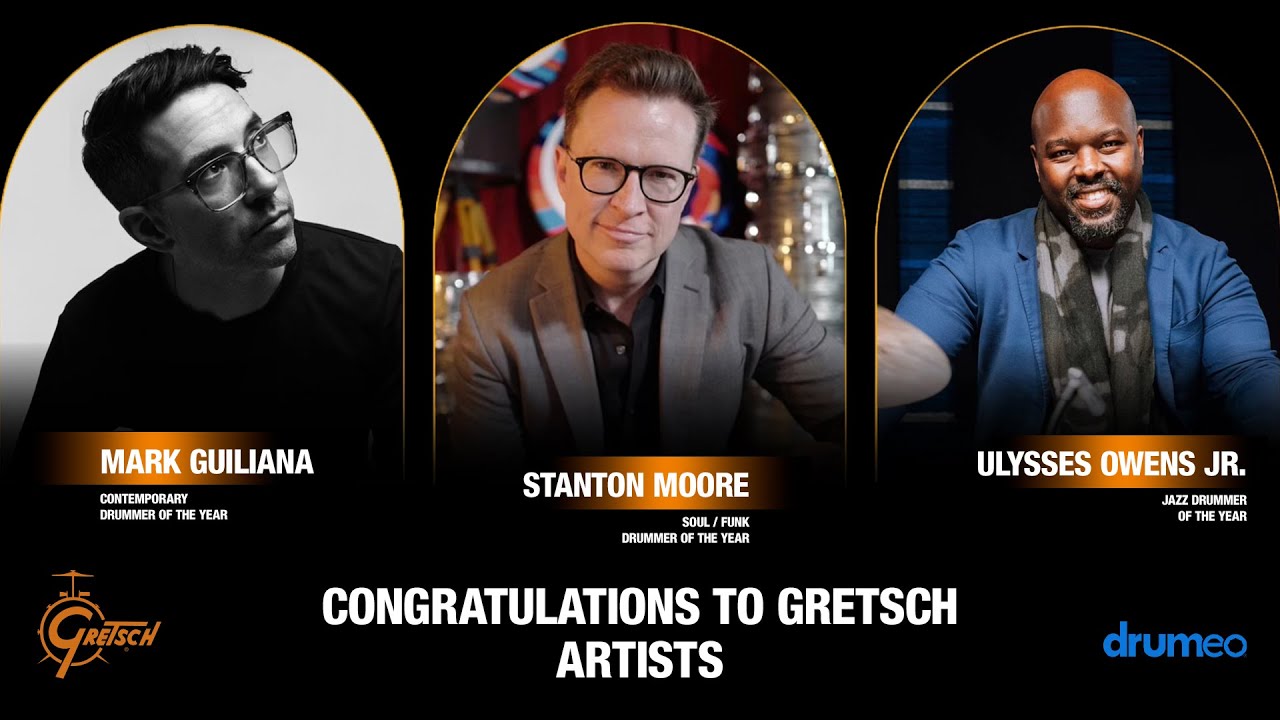 Gretsch Artists Shine at the 2024 Drumeo Awards!