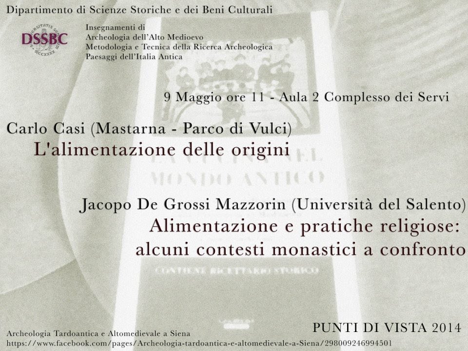 L'alimentazione nell'antichità - C.Casi e J. De Grossi Mazzorin