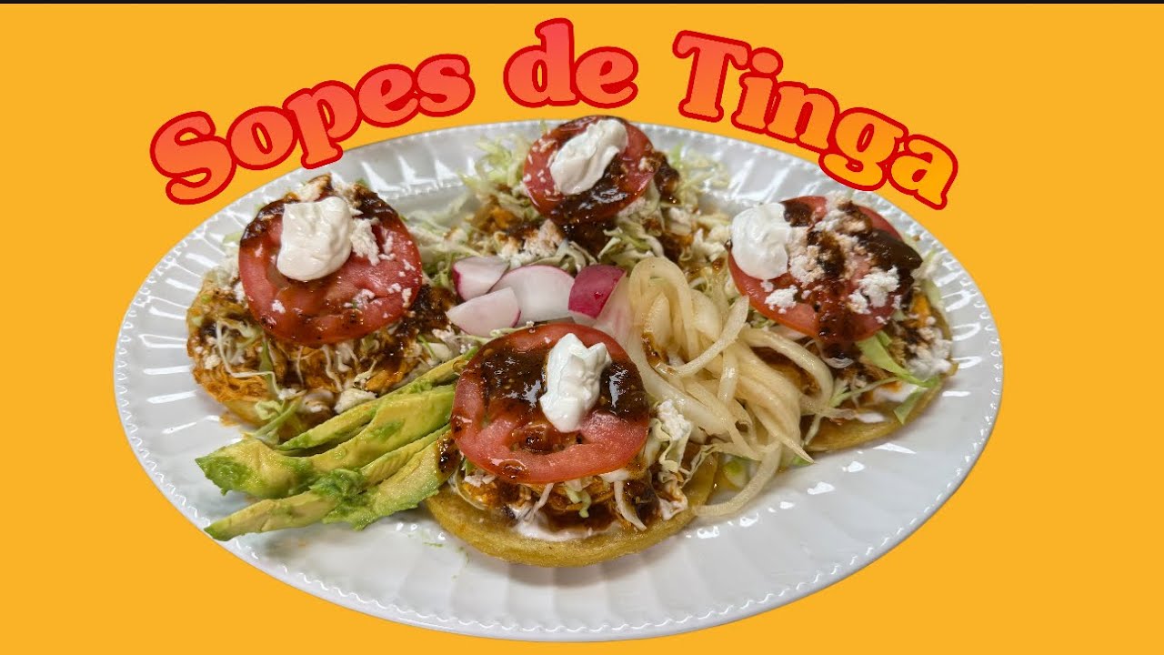 Sopes de Tinga 😍🤗🔴