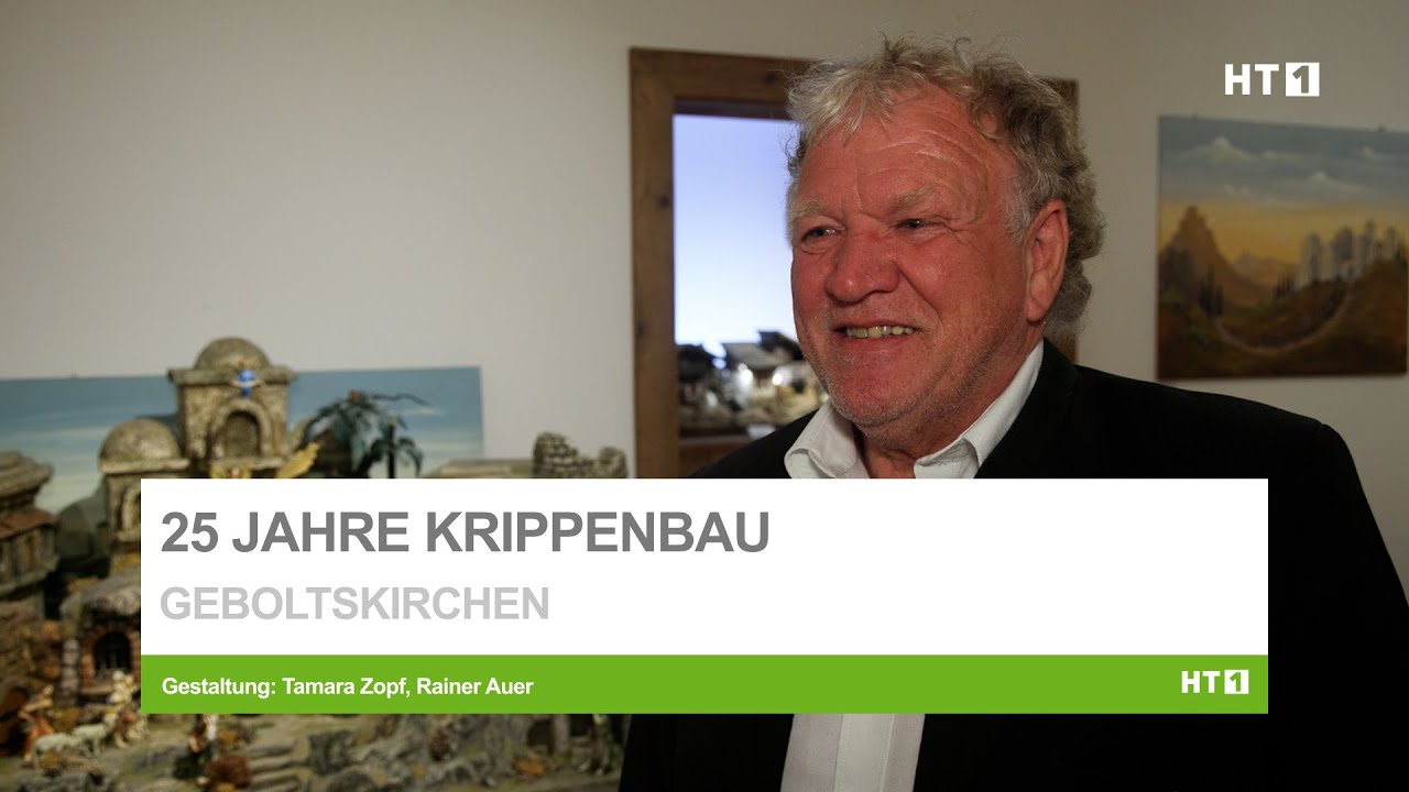 Geboltskirchner feiern 25 Jahre Krippenbau