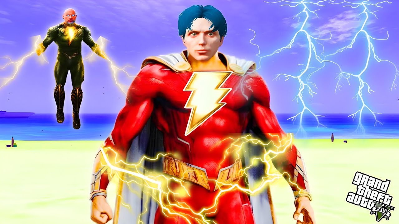 ကျနော် မှော်ဆရာ Shazam ဖြစ်သွားပီ/ Shazam in GTA V