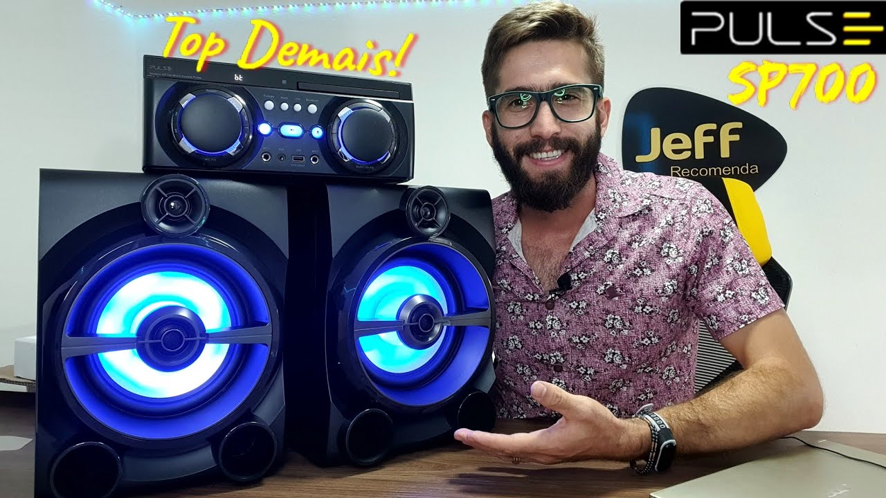 LANÇAMENTO! Mini SYSTEM PULSE 2350W SP700 COM LEITOR DE DVD E CD! 😱 (Unboxing/Primeiras Impressões)
