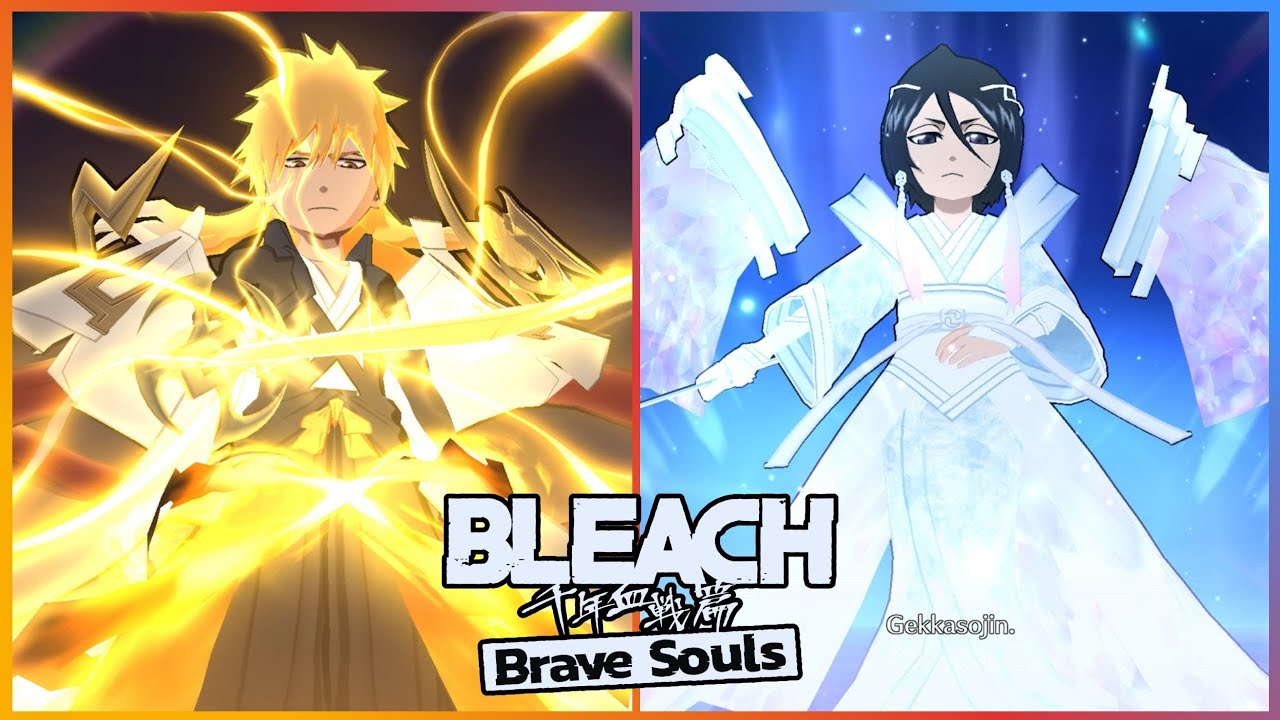 Ichigo Rukia 10th Anniversary Special Moves Bleach Brave Souls