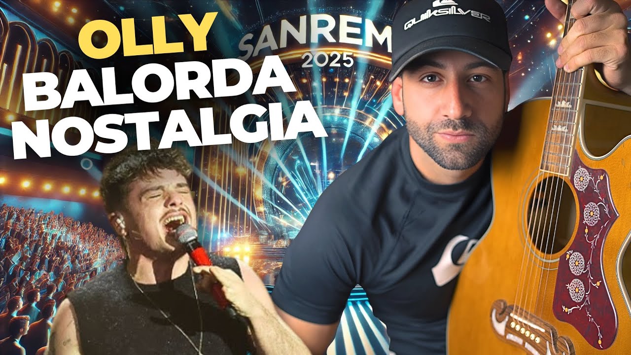 Olly - Balorda nostalgia - Tutorial Chitarra (Sanremo 2025)