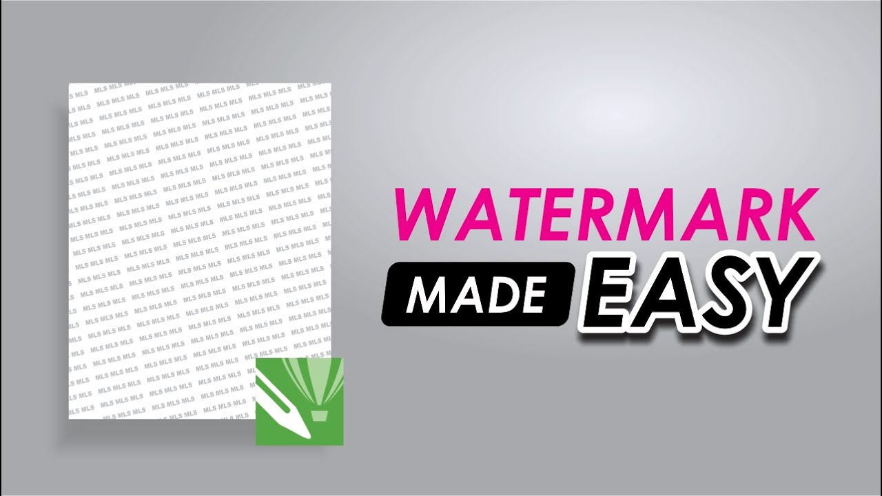How to add watermark in document & designs (Coreldraw)