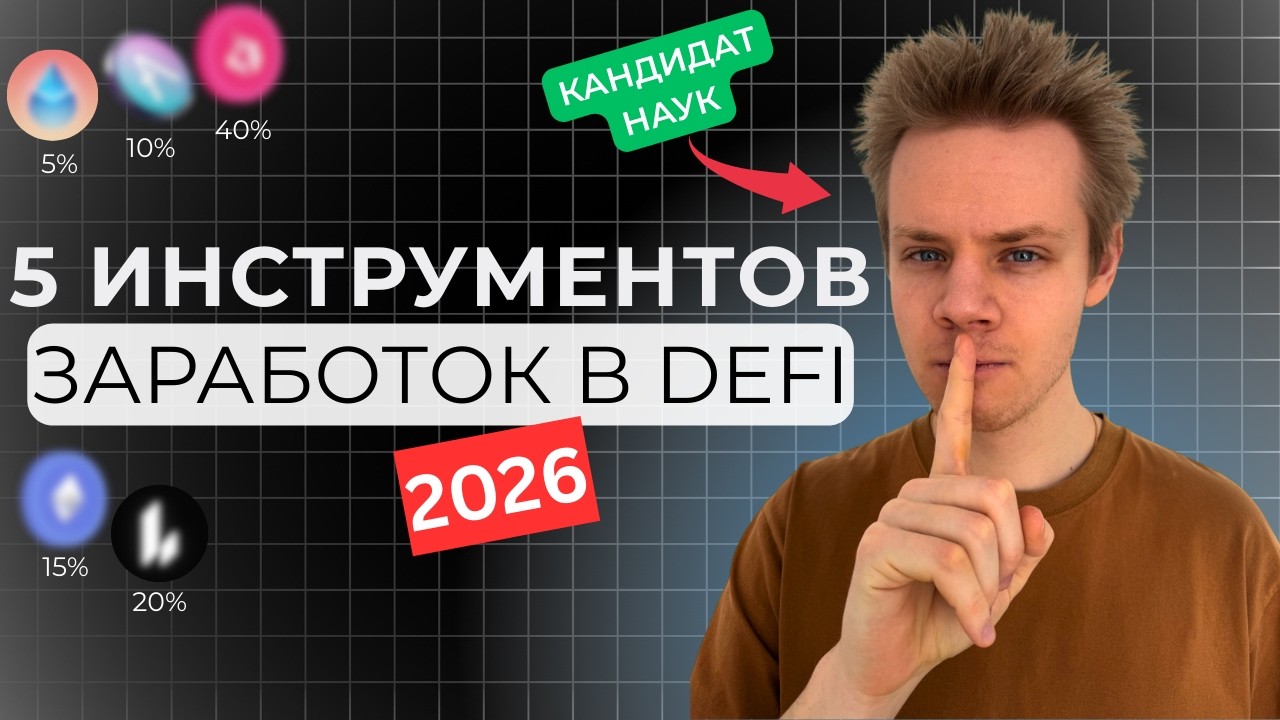 5 ИНСТРУМЕНТОВ DEFI ДЛЯ ПАССИВНОГО ЗАРАБОТКА БЕЗ ТРЕЙДИНГА