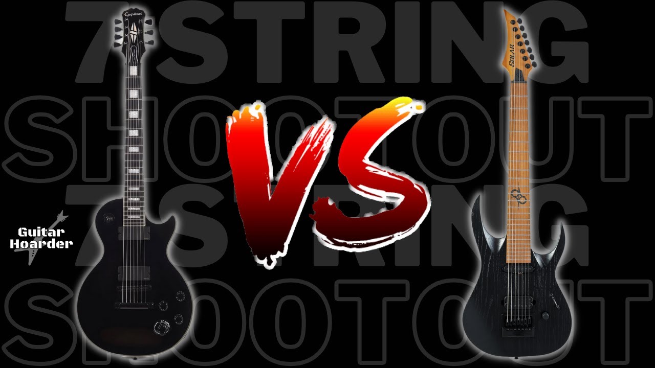 Epiphone MKH7 Les Paul vs Solar Guitars AB1.7BOP - 7 String Shootout Tournament