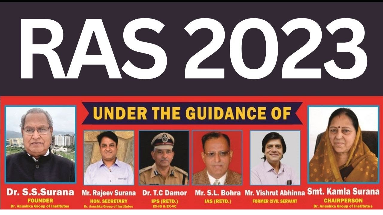 RAS Vacancy 2023 Notification | Syllabus, Age, Eligibility | RAS Notification 2023 |Complete Details