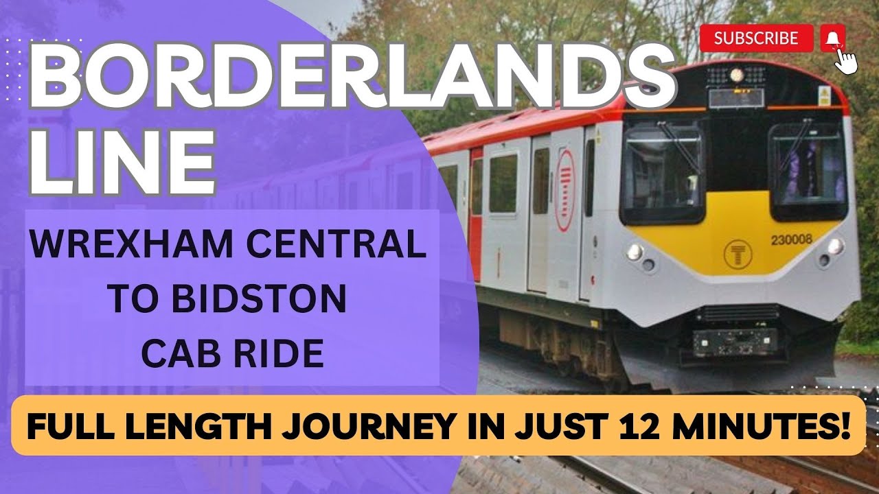 Wrexham Central to Bidston Borderlands Line high speed full length cab ride in 12 minutes #train #uk