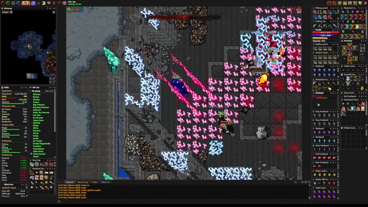 Medivia - Celebril's Tower Dungeon