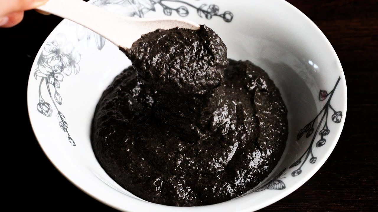 Black Sesame Paste Recipe 自制黑芝麻酱