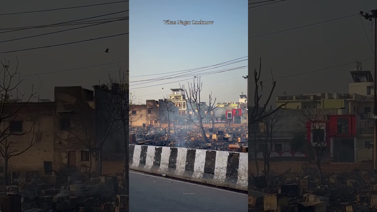 Vikas Nagar Ki Aag Tedhi Puliya Ring Road #lucknow #vikasnagar #tedhipuliya