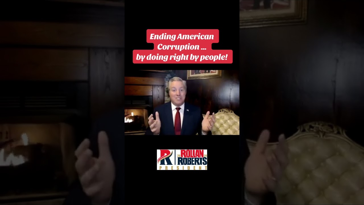 Uniting America: Tackling Corruption for a Better Future | Dr. Rollan Roberts II