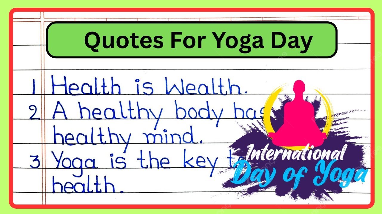 10 Inspiring Yoga Day Quotes for Kids & Students | International Yoga Day 2026