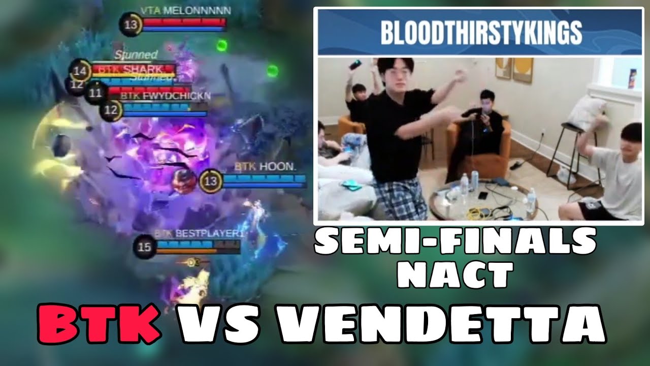 BTK IS TOO STRONG FOR NA TEAMS. BTK VS VENDETTA IN NACT SEMI FINALS 2025.