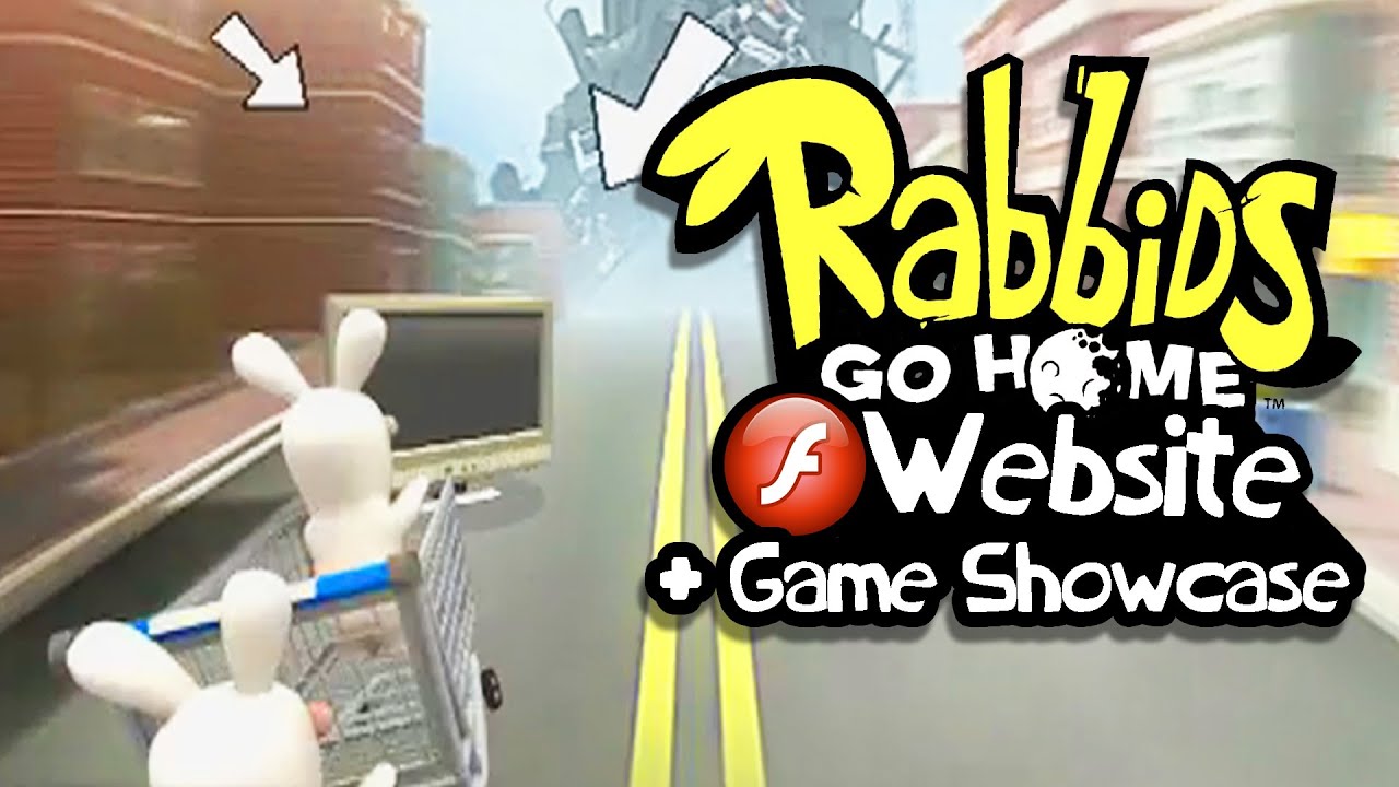 Rabbids Go Home Website - Full Showcase