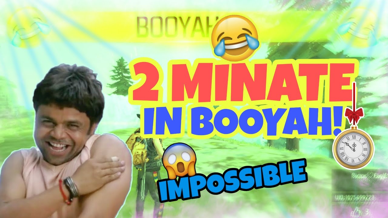 2 Minute in Booyah! 😱 Funny Voice Over Gameplay in  Free Fire🔥Gerena Free Fire