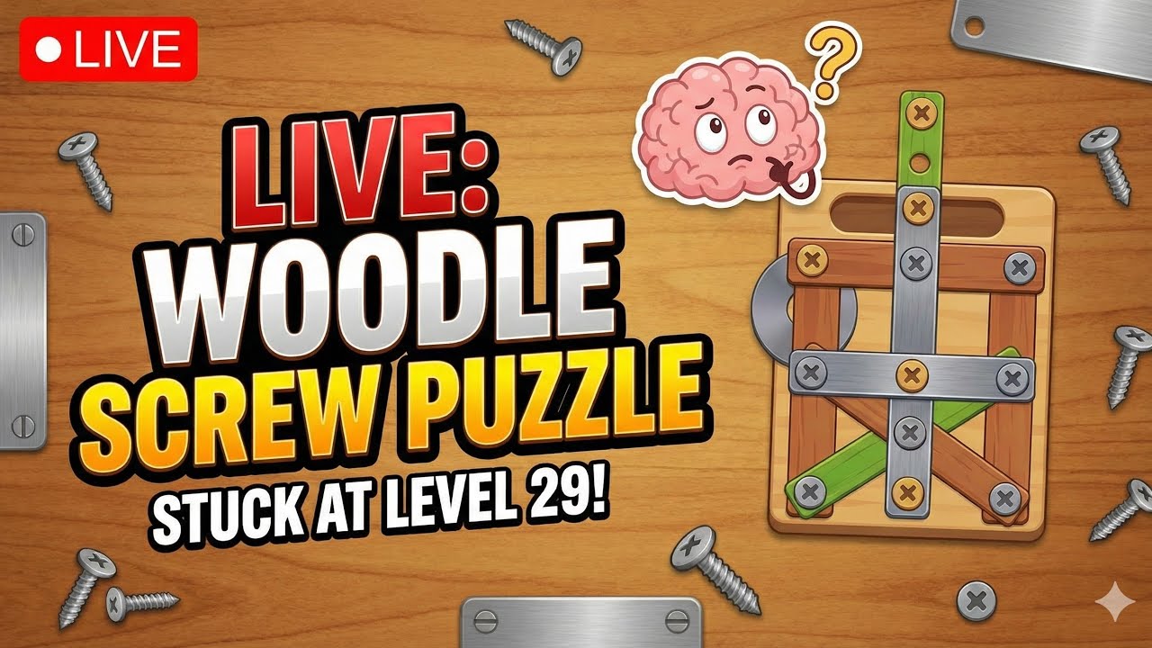 Road to Level 40! 🚀 Woodle Screw Puzzle Live Gameplay