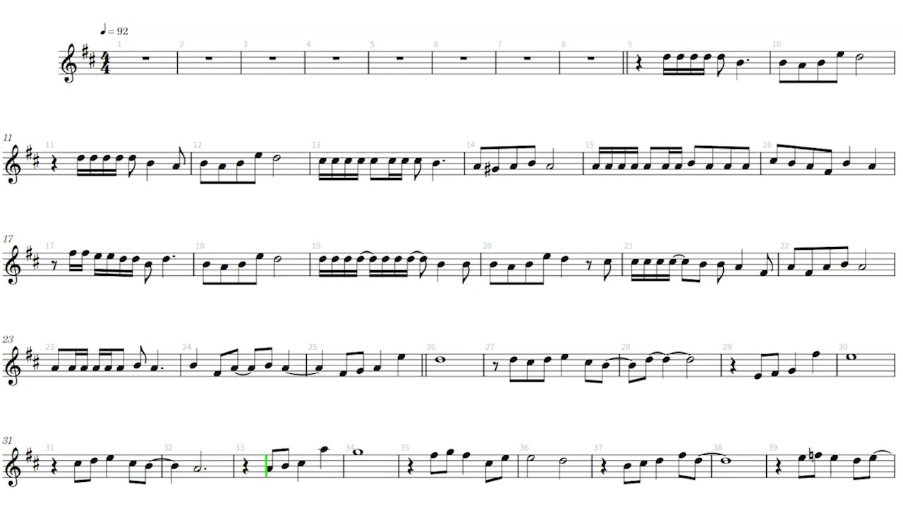 Cosa resterà degli anni 80. Tenor sax playalong.
