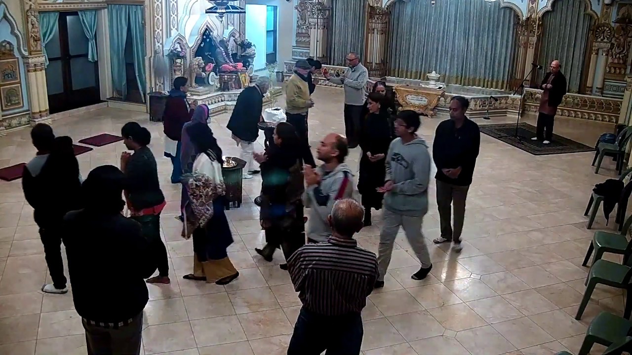ISKCON SanDiego:SatSanga TulsiArati by HG Rupa Manohar Prabhu 1/25/2020