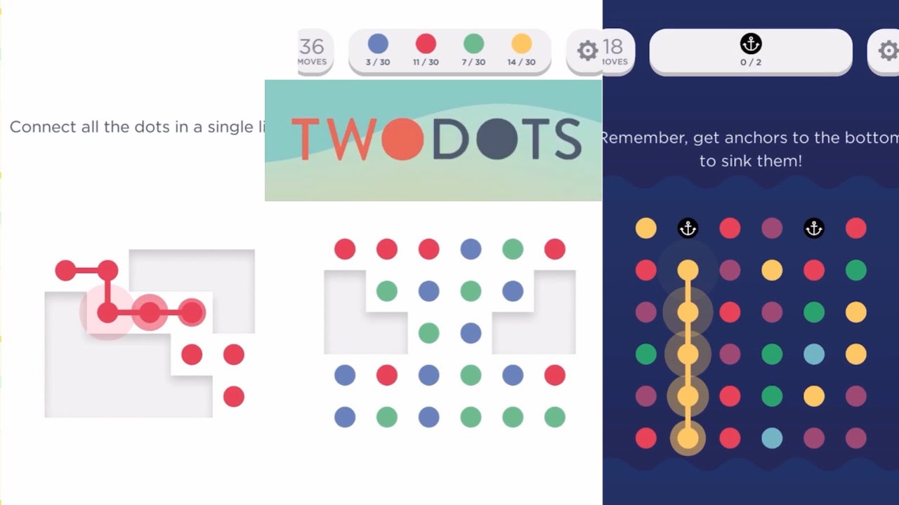 Two Dots Gameplay Walkthrough iOS Android