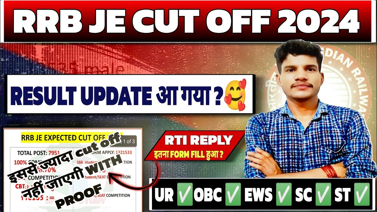 Rrb je result 2024 | rrb je cut off 2024 | SP SELF STUDY