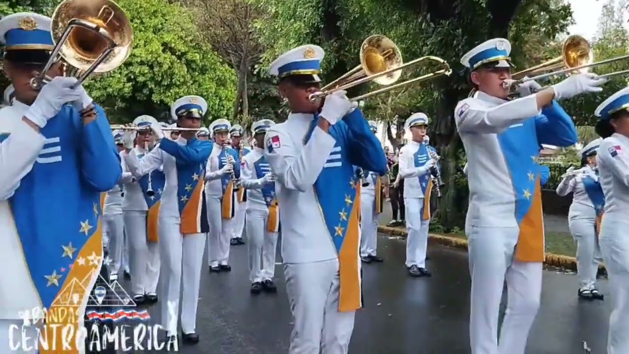 la Banda De Ingenieros Tomas Guardia De Panamá 🇵🇦🇵🇦🇵🇦🇵🇦 En el Festival Diaspora Africana 2023🇨🇷