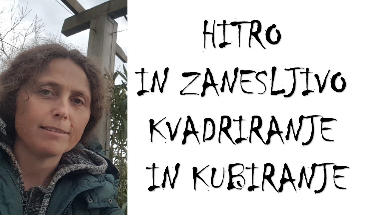 ZANESLJIVO IN HITRO KVADRIRANJE IN KUBIRANJE DVOČLENIKA